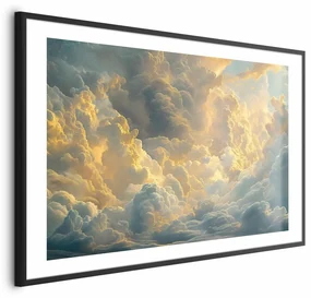 Plakat Ostatnie tchnienie dnia 90x60 cm z ramą czarną z marginesem ARTGEIST B