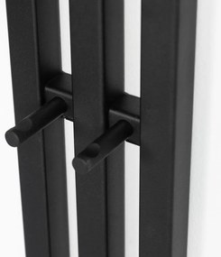 Czarny metalowy wieszak ścienny Senza – Spinder Design