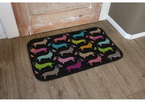 Wycieraczka 45x75 cm Dachshunds in Colours – Butter Kings