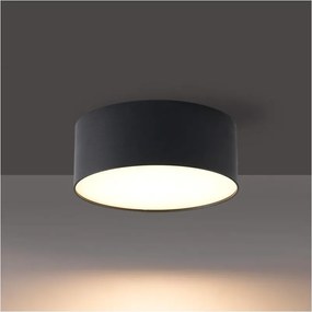 Brilagi - LED lampa sufitowa do łazienki FORIS LED/9W/230V Ø 9 cm czarna IP44