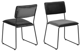 Krzesło do jadalni COLE 1 szt ciemnoszary