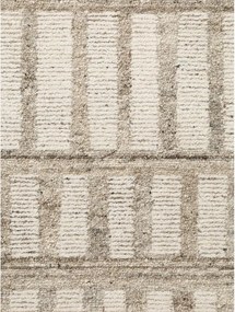 Kremowy wełniany dywan tkany ręcznie 160x230 cm Boho 1.0 Linara – Vikosa