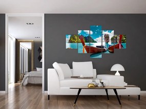 Obraz- Raj na ziemi (125x70 cm)