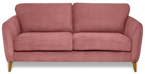 Różowa sztruksowa sofa 170 cm Paris – Scandic