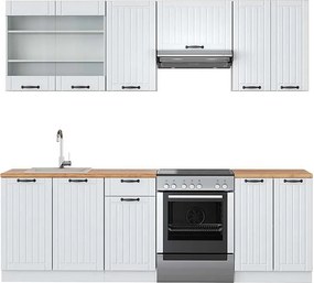 Aneks kuchenny biały dom wiejski/biały 240x60x81.6 fame-line