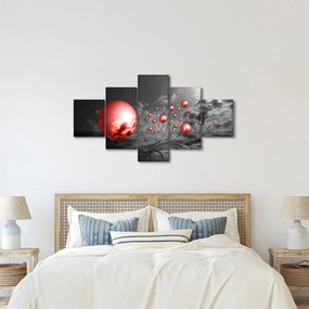 Obraz czerwonych kul (125x70 cm)