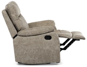 Fotel rozkładany 4092 LAN3, vintage, beżowy
