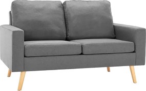 2-osobowa jasnoszara sofa M1-B11