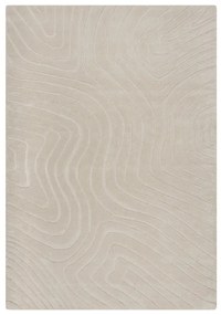 Kremowy wełniany dywan tkany ręcznie 120x170 cm Mesmerise Natural – Flair Rugs