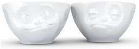 Komplet 2 białych porcelanowych łakomych miseczek 58products, 200 ml
