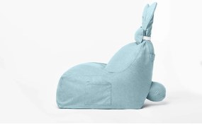 Niebieski worek do siedzenia dla dzieci The Brooklyn Kids Funny Bunny