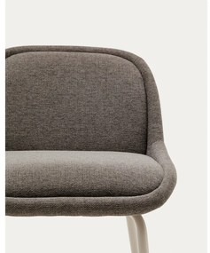 Szarobeżowy hoker (wysokość siedziska 65 cm) Aimin – Kave Home