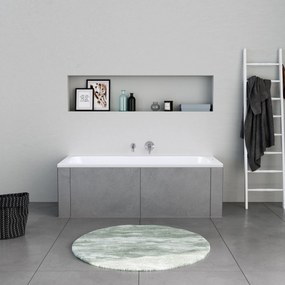 Duravit DuraPecos Rechteck-Badewanne mit einer Rückenschräge