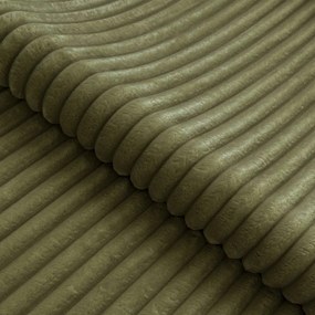 Zielony sztruksowy narożnik (prawostronny/w kształcie litery L) Marbeya – Ropez