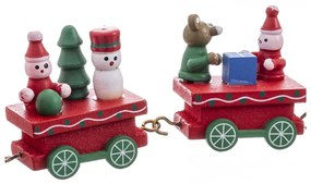 Drewniana figurka świąteczna (wysokość 7,5 cm) Locomotive – Casa Selección