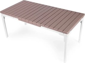 Stół ogrodowy Caprila rozkładany 180-240 cm, kolor biało-beżowy