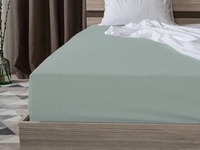 PrzytulneMieszkanie.pl Prześcieradło Jersey do łóżeczka miętowe 70 x 140 cm
