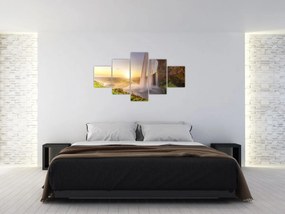 Obraz - Seljalandsfoss od tyłu jaskini (125x70 cm)