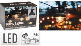 Zewnętrzny łańcuch imprezowy LED Marco, 4,5 m, 10 żarówek LED, IP 44