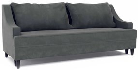 Notting Hill sofa 3-osobowa z funkcją spania i z pojemnikiem na pościel, krawędzie obszyte kedrą. Sofa w stylu modern classic. Sofa do salonu w stylu nowojorskim. Tkanina Matt Velvet, wiele kolorów do wyboru.