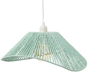Lampa sufitowa, niebieski, pleciony klosz AUSTRALIE, Ø 40 cm