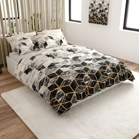 PrzytulneMieszkanie.pl PrzytulneMieszkanie.pl Bawełniana pościel ATHENA POLY czarna Rozmiar pościeli: 70 x 90 cm | 140 x 220 cm