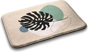 Dywanik łazienkowy antypoślizgowy Dywanik łazienkowy antypoślizgowy Liść Paproć