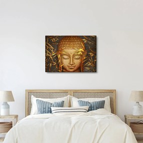 Obraz - Złoty Budda (70x50 cm)
