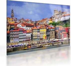Obraz na szkle - Ribeira, Portugalia (70x50 cm)