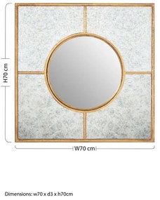 Lustro ścienne 70x70 cm Zariah – Premier Housewares