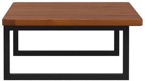 Ciemnobrązowa półka 100x50 czarne uchwyty B7-N06