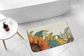 Dywanik łazienkowy antypoślizgowy Dywanik łazienkowy antypoślizgowy Kwiat Słonecznika