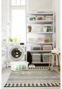 SmartStore Pojemnik z białymi klipsami Classic, 21l, 21 l