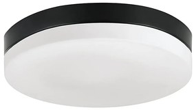 Prezent 67114 - Lampa sufitowa PILLS 1xE27/60W/230V IP44 czarna do łazienki