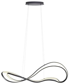 Redo 01-3599 - Ściemnialna lampa wisząca na linkach TEMPEST LED/58W/230V czarna