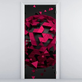 Fototapeta na drzwi - Abstrakcja 3D (95x205cm)