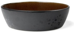 Żółto-czarna kamionkowa misa do serwowania ø 18 cm Mensa − Bitz
