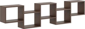 Minimalistyczna półka wisząca w kolorze wenge Z6-K25