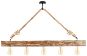 Lampa wisząca w naturalnym kolorze Erebos – Opviq lights