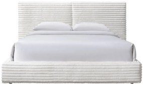 Łóżko MADERA 160x200 kremowe HALMAR