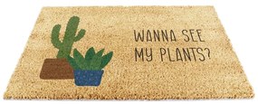 Wycieraczka z włókna kokosowego 60x90 cm Wanna See My Plants – Artsy Doormats