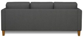 Ciemnoszara sofa 217 cm Eden – Scandic