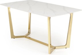 Stół z blatem z białego spieku Clemente Halmar