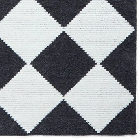 Czarno-biały dywan odpowiedni do prania 120x170 cm Lyna Charcoal&amp;White – Think Rugs