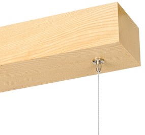Lampa wisząca LED 100 cm z drewna jesionowego L100KB-4K-ESCHE wymienny
