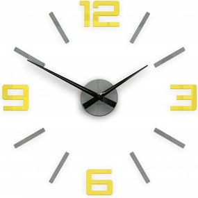Zegar ścienny naklejany duży nowoczesny akrylowy na ścianę do kuchni salonu