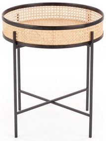 Rattanowy stolik kawowy LANIPA 50x55 cm
