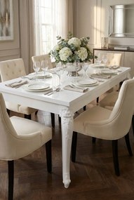 Biały stół z połyskiem G4-C18