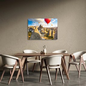 Obraz na szkle - Balony na ogrzane powietrze (70x50 cm)