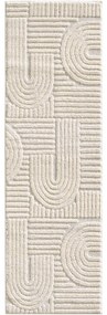 Dywan nowoczesny Art 3D kremowy 80 cm x 250 cm